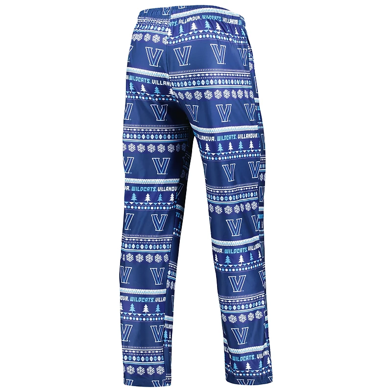 Men's Concepts Sport Navy Villanova Wildcats Swivel Long Sleeve Top & Pants Sleep Set