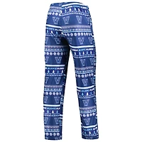 Men's Concepts Sport Navy Villanova Wildcats Swivel Long Sleeve Top & Pants Sleep Set