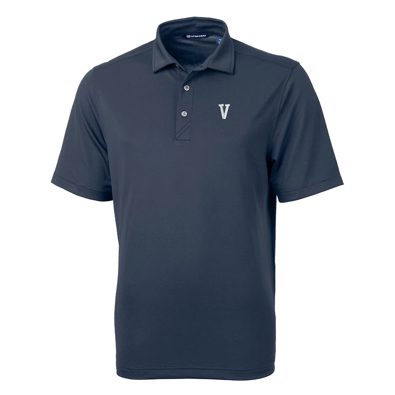 Men's Cutter & Buck Navy Villanova Wildcats Team Logo Virtue Eco Pique Recycled Polo
