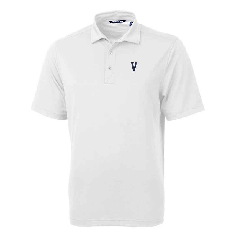 Men's Cutter & Buck White Villanova Wildcats Team Logo Virtue Eco Pique Recycled Polo