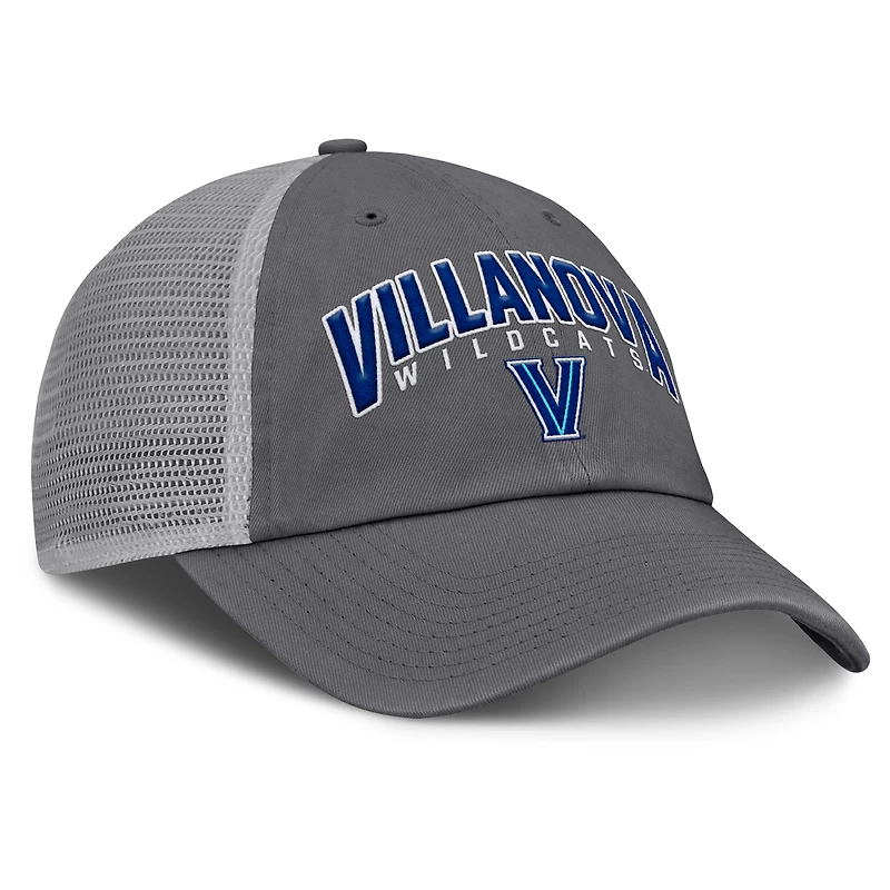 Men's Fanatics Charcoal Villanova Wildcats Ionic Trucker Adjustable Hat