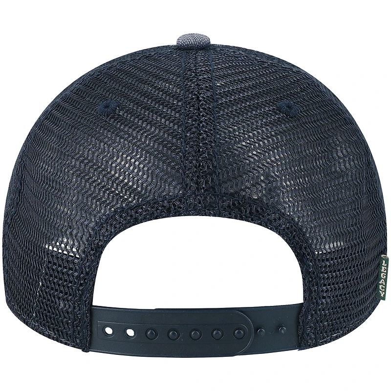 Men's Navy Villanova Wildcats Sun & Bars Dashboard Trucker Snapback Hat