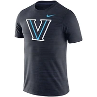 T-shirt Nike Villanova Wildcats Big & Tall Velocity Space-Dye Performance pour homme - Bleu marine