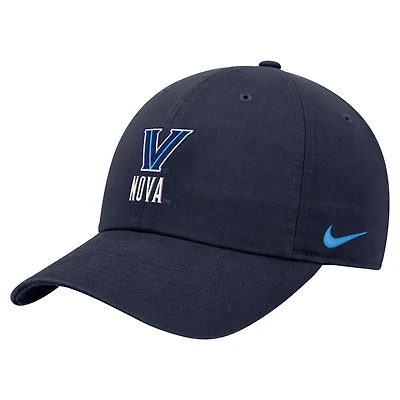 Casquette ajustable Nike Villanova Wildcats Club bleu marine pour homme