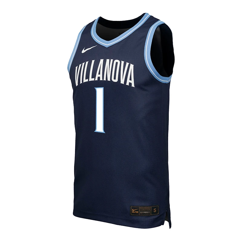 Men's Nike  Navy Villanova Wildcats #1 Replica Basketball Jersey