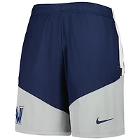 Short de survêtement Nike Villanova Wildcats Player Performance pour homme - Bleu marine