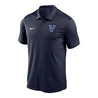 Polo Nike Victory Solid Performance bleu marine pour homme des Wildcats de Villanova