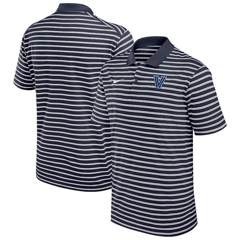 Men's Nike Navy Villanova Wildcats Victory Stripe Performance Polo