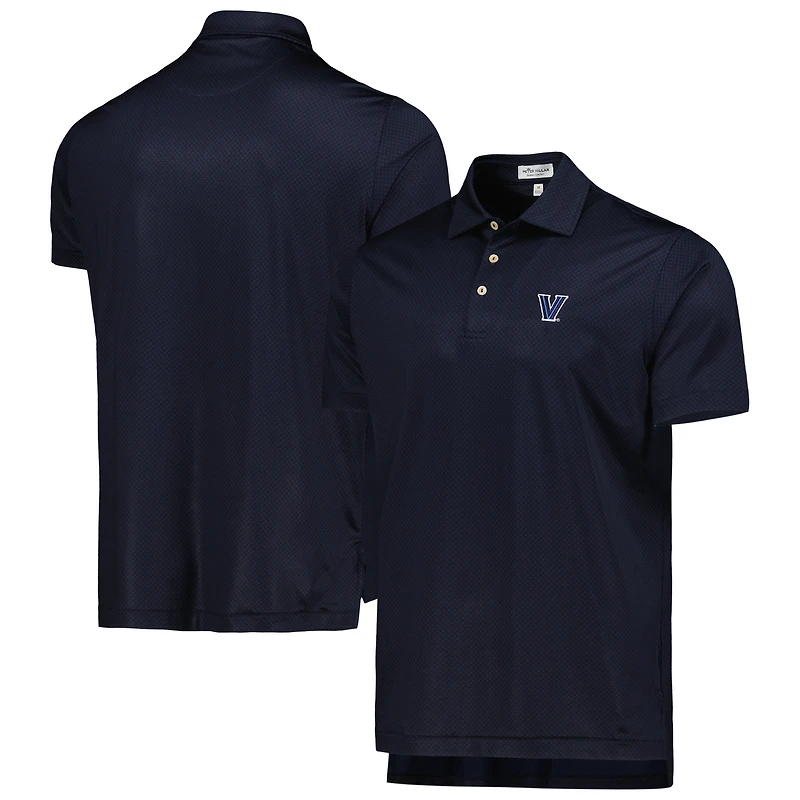 Polo en jersey Peter Millar pour homme, bleu marine, Villanova Wildcats Dolly Performance