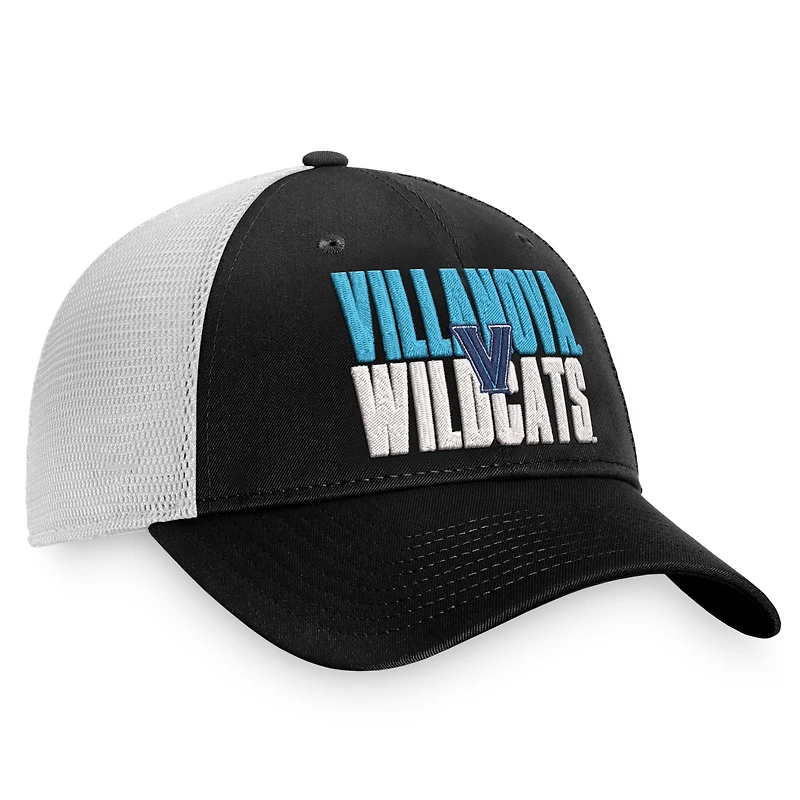 TOP NOVA NOIR WHIT NCAA TOP STOCKPILE TRUCKER HATMENSTR