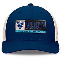 Casquette ajustable Bennett Trucker pour homme Top of the World bleu marine/naturel Villanova Wildcats