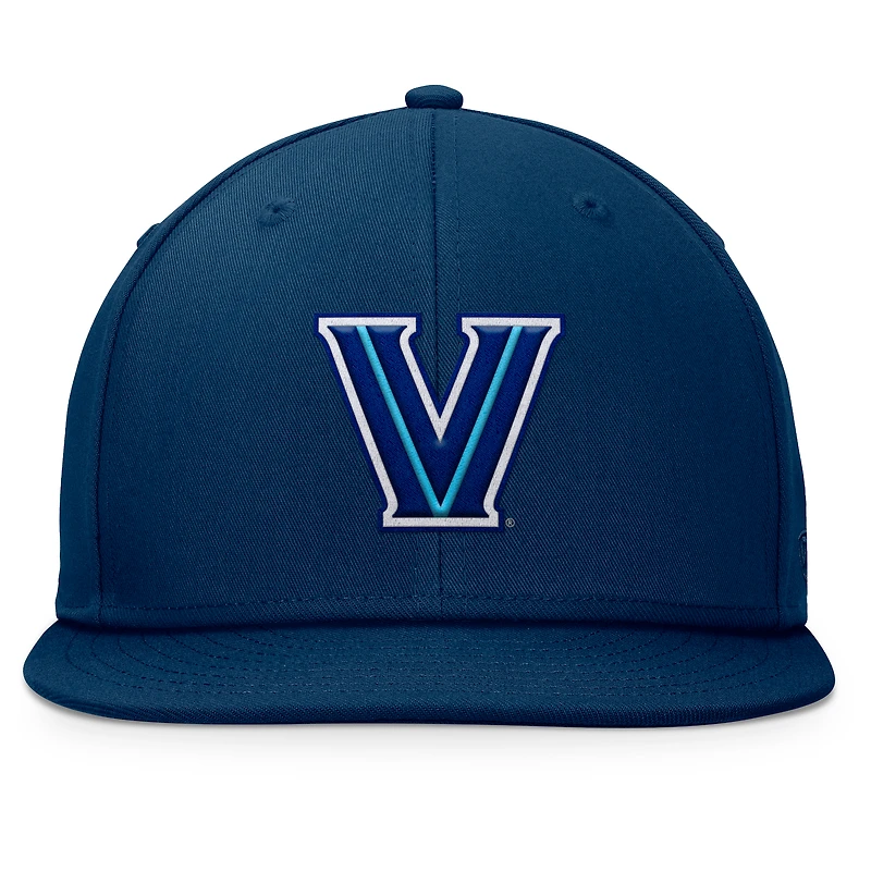Casquette snapback fondamentale Villanova Wildcats bleu marine Top of the World pour homme