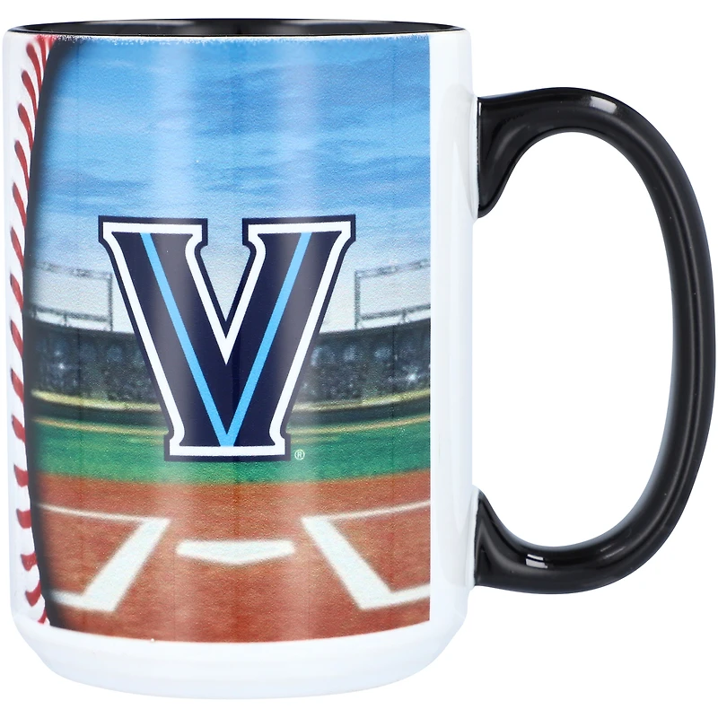 Wildcats de Villanova 15 oz. Tasse de base-ball