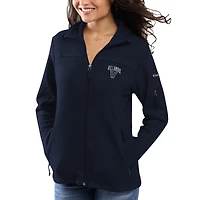 Veste à glissière pleine longueur Villanova Wildcats Give & Go Columbia pour femme, bleu marine
