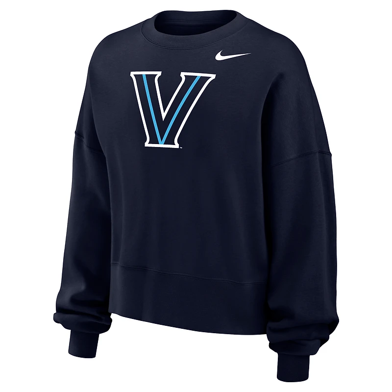 Women's Nike Navy Villanova Wildcats Phoenix Fleece Pullover Sweatshirt