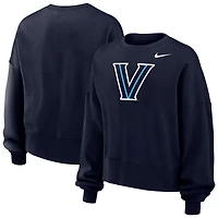 Sweat-shirt polaire Nike Villanova Wildcats Phoenix bleu marine pour femme
