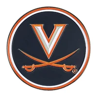Logo de marque Virginia Cavaliers Emblème automobile en relief couleur
