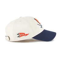 Men's '47 Cream Virginia Cavaliers Grand Stand Clean Up Adjustable Hat