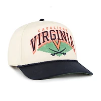 Men's '47 Natural Virginia Cavaliers Pomona Two-Tone Rope Hitch Adjustable Hat