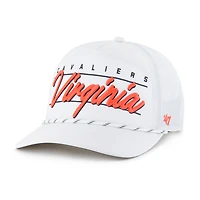 Men's '47 White Virginia Cavaliers Condor Hitch brrr° Adjustable Hat