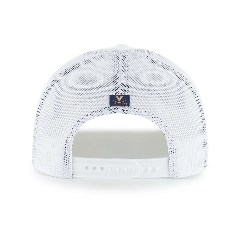 Men's '47 White Virginia Cavaliers Garner Rope Trucker Adjustable Hat