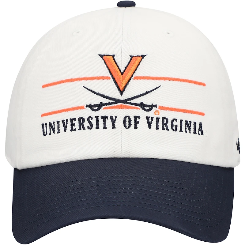 Casquette ajustable Virginia Cavaliers Gridiron Clean Up blanche '47 pour homme