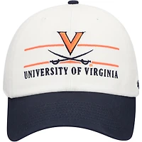 Casquette ajustable Virginia Cavaliers Gridiron Clean Up blanche '47 pour homme