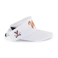 Men's '47 White Virginia Cavaliers Melbourne brrr° Adjustable Visor