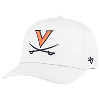Casquette réglable avec attelage de corde '47 White Virginia Cavaliers pour hommes