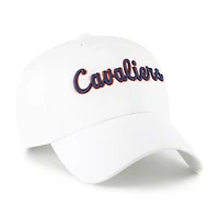 Men's '47 White Virginia Cavaliers Vault Clean Up Adjustable Hat