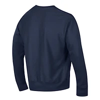 Men's Champion  Navy Virginia Cavaliers Relentless Reverse Weave Sweatshirt