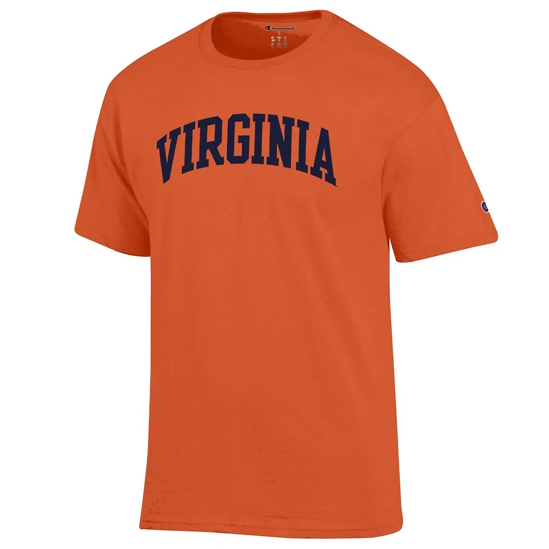 Men's Champion  Orange Virginia Cavaliers Basic Arch T-Shirt