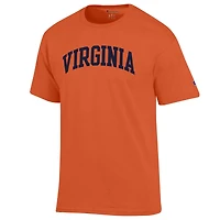 Men's Champion  Orange Virginia Cavaliers Basic Arch T-Shirt