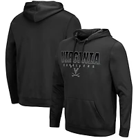 Sweat à capuche noir Colosseum Virginia Cavaliers Blackout 3.0 pour homme