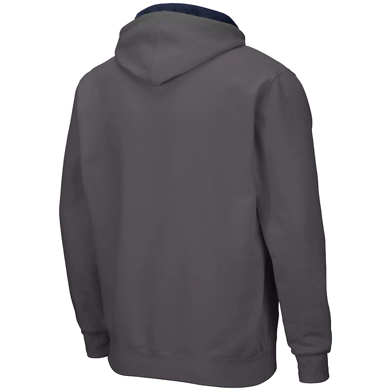 Sweat à capuche entièrement zippé Colosseum Virginia Cavaliers Arch & Logo 3.0 pour homme