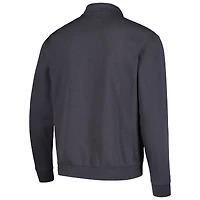 Men's Colosseum Charcoal Virginia Cavaliers Tortugas Team Logo Quarter-Zip Jacket