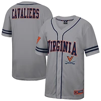 Men's Colosseum Gray Virginia Cavaliers Free Spirited Baseball Jersey