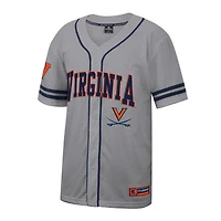 Men's Colosseum Gray Virginia Cavaliers Free Spirited Baseball Jersey