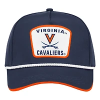 Men's Colosseum Navy Virginia Cavaliers Hits the Road Podium Adjustable Hat