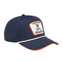 Men's Colosseum Navy Virginia Cavaliers Hits the Road Podium Adjustable Hat