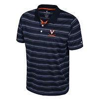 Polo Colosseum bleu marine Virginia Cavaliers Milk Steak pour homme