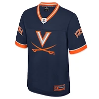 Men's Colosseum  Navy Virginia Cavaliers Nothing But The Hits Football Jersey