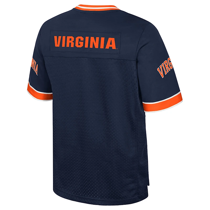 Men's Colosseum  Navy Virginia Cavaliers Nothing But The Hits Football Jersey