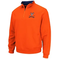 Veste Colosseum Orange Virginia Cavaliers Tortugas Team Logo Quarter-Zip Jacket