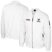 Blouson aviateur entièrement zippé White Rabbit pour homme Colosseum Virginia Cavaliers