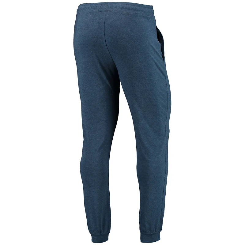 Ensemble pyjama à capuche et jogging manches longues pour homme Concepts Sport bleu marine/anthracite chiné Virginia Cavaliers Meter