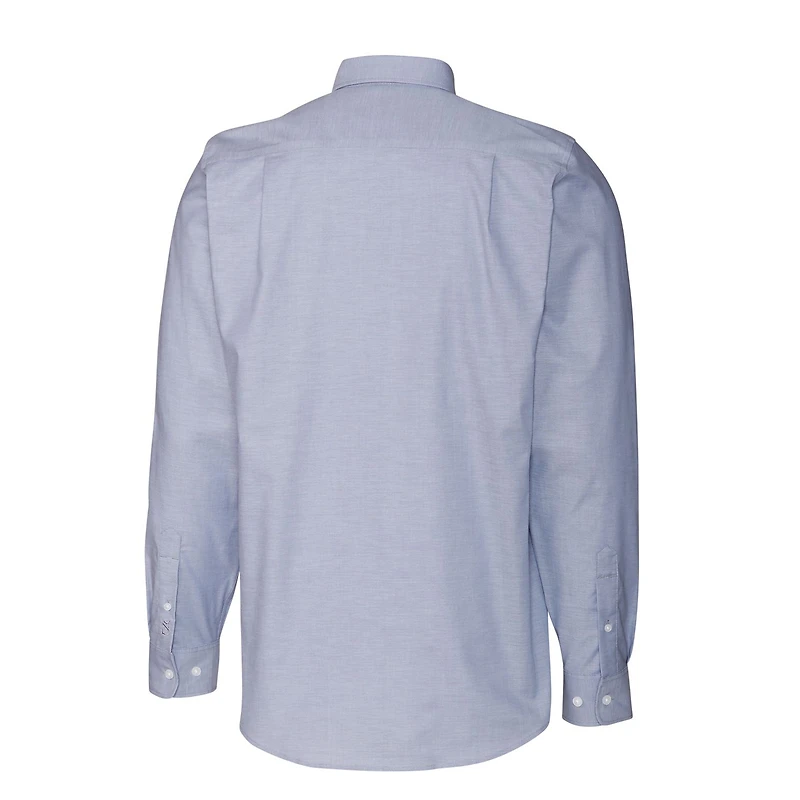 Men's Cutter & Buck Light Blue Virginia Cavaliers Vintage Vault Big Tall Oxford Long Sleeve Button-Down Shirt