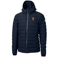 Men's Cutter & Buck Navy Virginia Cavaliers Vintage Mission Ridge Repreve Eco Insulated Puffer Full-Zip Jacket