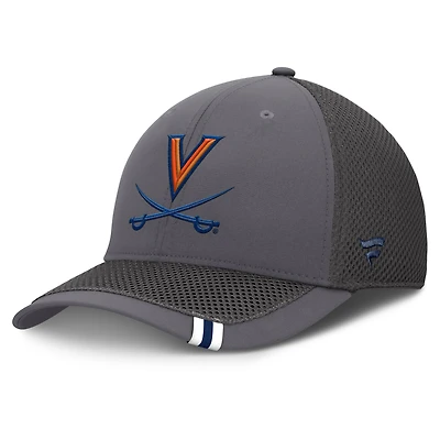 Casquette Clincher Flex grise pour homme des Virginia Cavaliers