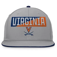 Casquette snapback grise Fanatics pour homme, Virginia Cavaliers Duo